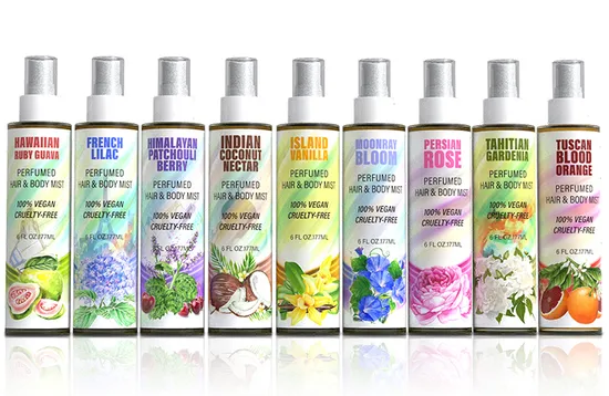 Cosmetics Wholesale Private Label Custom Deodorant Hair and Body Mist Coconut OEM Natural Deodorant Spray