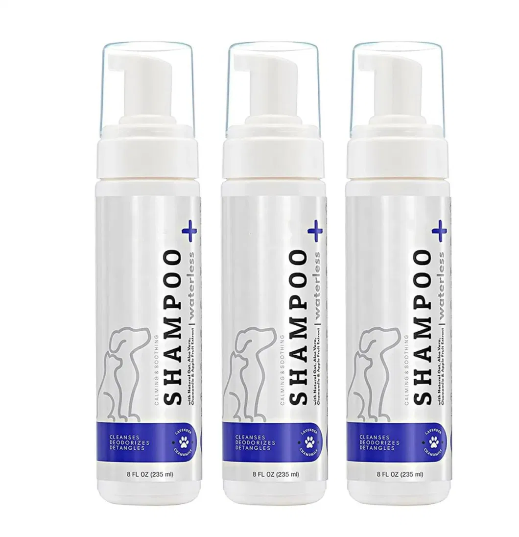 OEM Pet Dry Shampoos Pet Products Gentle Dry Cleaning Foam Shampoo Without Bathing Waterless Shampoo Cats and Dogs