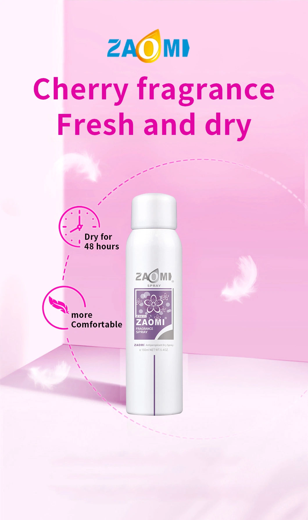 Wholesale Customized Removing Body Odor Spray Antiperspirant Dry Spray for Men and Women