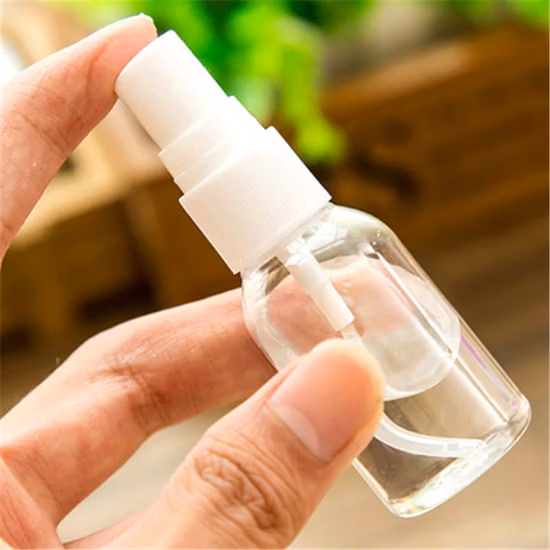 Pet Travel Recycled Cosmetic Fine Mist Spray Clear Essential Oil Plastic Perfume