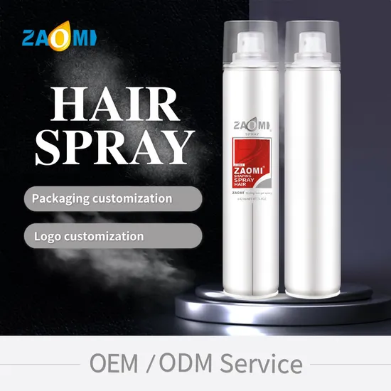 Zaomi Customized Logo OEM ODM Hair Styling Spray Hair Spray