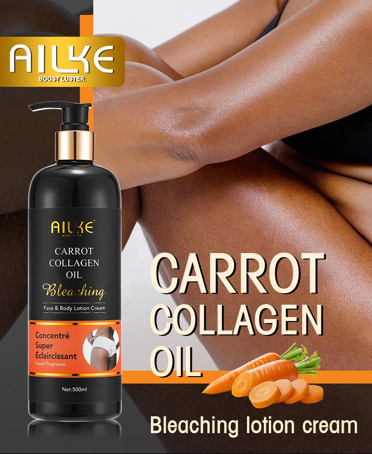 Ailke Professional Whitening Body Cream Organic Collagen Fast Bleaching Strong Body Lotion