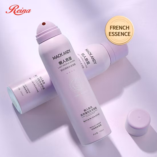 Maßgeschneidertes natürliches organisches erfrischendes Aerosol revitalisiert stumpfes, lebloses Haar-Trockenshampoo-Spray